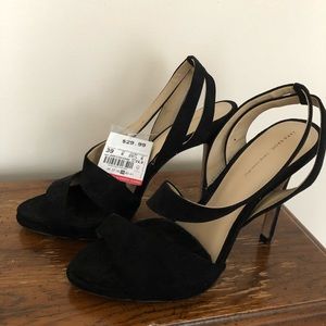 NWT Zara black heels